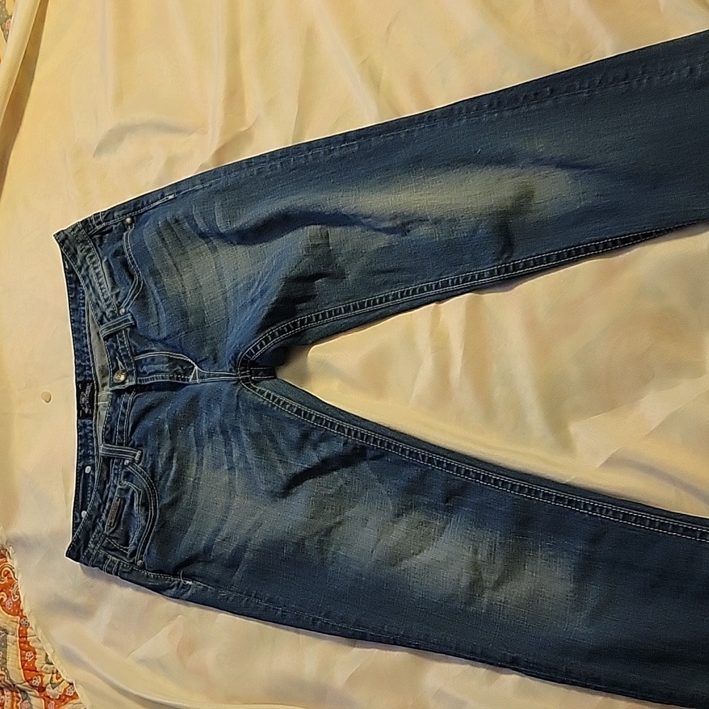 **VINTAGE** Express Rerock Skinny Jeans sz 10 - Picture 5 of 6